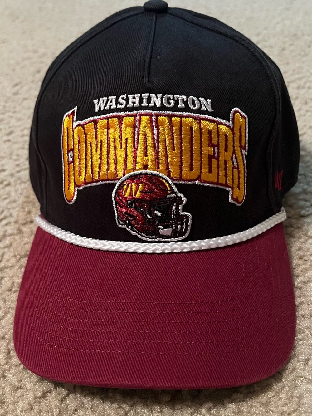 Washington Commanders ‘47 brand snapback hat